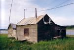 This is one of the small fishing huts in Circle, AK.