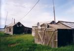 Another shot of the fishing huts in Circle, AK at the end of the Steese Highway.